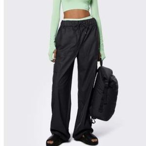 RAINS ☔️ joggers XL 14 16 NWT! Elastic pants waterproof slicker ADDED PIC / SALE